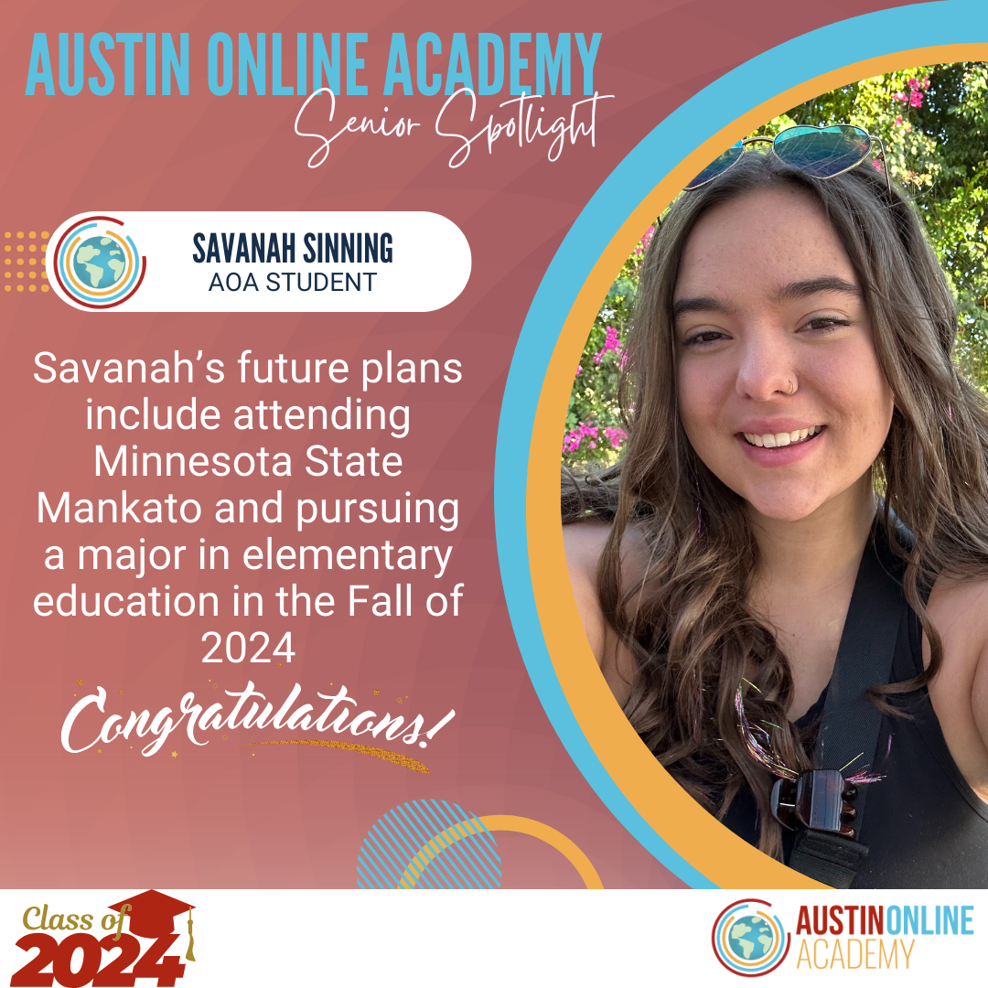 Austin Online Academy student Savanah says,